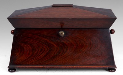 Lot 608 - A MID 19TH CENTURY ROSEWOOD VENEERED...