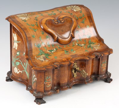 Lot 609 - A CHOICE 18TH CENTURY CONTINENTAL INLAID...