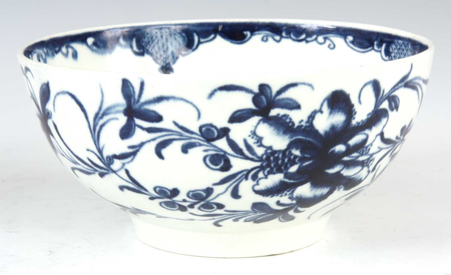 Lot 62 - AN 18TH CENTURY BLUE AND WHITE MANSFIELD...