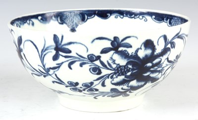Lot 62 - AN 18TH CENTURY BLUE AND WHITE MANSFIELD...