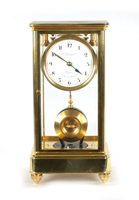 Lot 1337 - L. LEROY & CO. PARIS A RARE AND GOOD QUALITY EARLY 20TH CENTURY ELECTRIC FOUR-GLASS MANTEL CLOCK