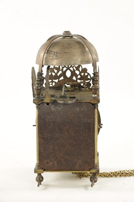 Lot 1283 - A CHARLES II ENGLISH LANTERN CLOCK