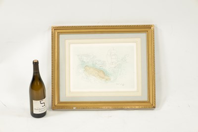 Lot 1040 - AN ORIGINAL ETCHING PRINTED IN COLOURS BY RAOUL DUFY