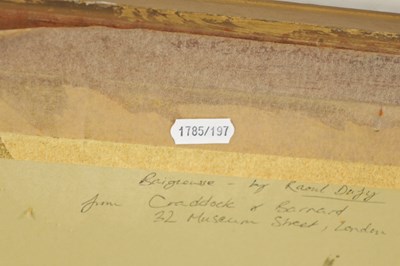 Lot 1040 - AN ORIGINAL ETCHING PRINTED IN COLOURS BY RAOUL DUFY