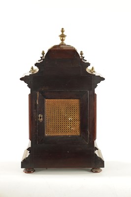 Lot 1289 - A LATE 19TH CENTURY GERMAN ORMOLU MOUNTED WALNUT BRACKET CLOCK