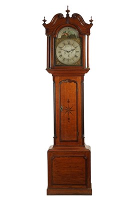 Lot 1324 - JOHN LAWSON, BRADFORD. A GEORGE III EIGHT DAY LONGCASE CLOCK