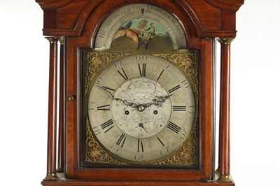 Lot 1324 - JOHN LAWSON, BRADFORD. A GEORGE III EIGHT DAY LONGCASE CLOCK