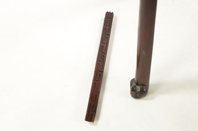 Lot 130 - A 19TH CENTURY CHINESE HARDWOOD ALTAR TABLE