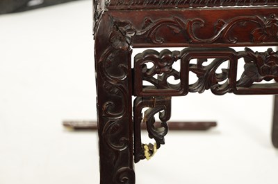 Lot 130 - A 19TH CENTURY CHINESE HARDWOOD ALTAR TABLE