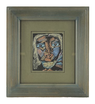 Lot 415 - FELIX BRAVSLAVSKY, TEMPRA. A CONTEMPORARY PASTEL DRAWING PORTRAIT OF A MAN