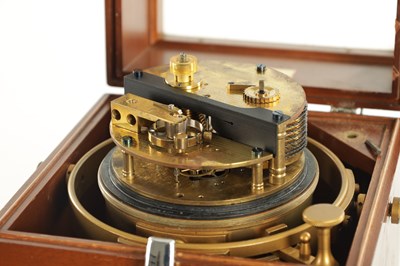 Lot 1062 - THOMAS MERCER, ST. ALBANS. A MID 20TH CENTURY EIGHT-DAY MARINE CHRONOMETER