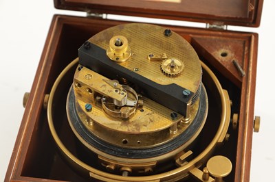 Lot 1062 - THOMAS MERCER, ST. ALBANS. A MID 20TH CENTURY EIGHT-DAY MARINE CHRONOMETER