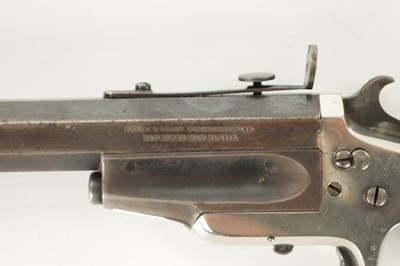 Lot 646 - FRANK WESSON, USA. A SCARCE .32 SINGLE-SHOT RIMFIRE POCKET RIFLE, MODEL 1870