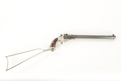 Lot 646 - FRANK WESSON, USA. A SCARCE .32 SINGLE-SHOT RIMFIRE POCKET RIFLE, MODEL 1870