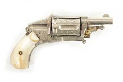 Lot 650 - A BELGIUM FIVE SHOT VELO DOG HAMMERLESS POCKET REVOLVER