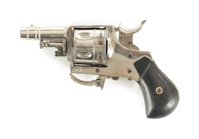 Lot 647 - A BELGIUM SIX SHOT POCKET REVOLVER