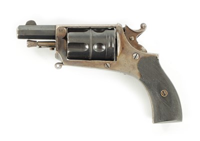 Lot 649 - A BELGIUM VELO DOG FIVE SHOT REVOLVER