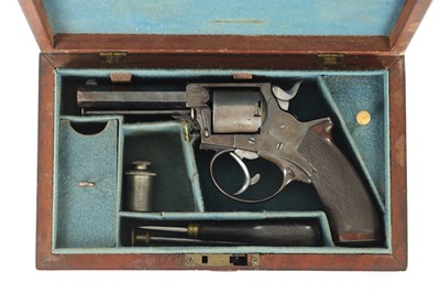 Lot 663 - A CASED AUSTRALIAN TRANTERS TYPE FIVE SHOT REVOLVER BY J.W. ROSTER OF MELBOURNE