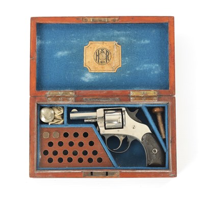 Lot 665 - A CASED H AND R ARMS YOUNG AMERICAN BULLDOG REVOLVER