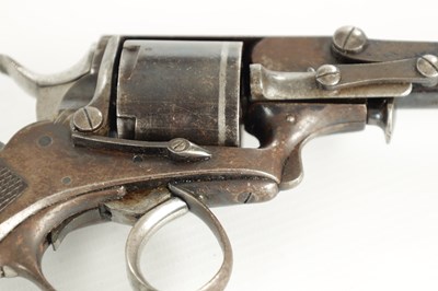 Lot 662 - A CASED ENGLISH TRANTER TYPE .38 RIM FIRE REVOLVER SIGNED BY EDWARD LONDON.