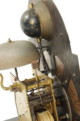 Lot 1121 - HAULDEN, KENDALL. A GEORGE II EIGHT-DAY SPHERICAL MOON LONGCASE MOVEMENT