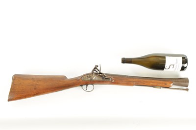 Lot 641 - AN EARLY 19TH CENTURY FLINTLOCK BLUNDERBUSS NOYES OF WARMINSTER