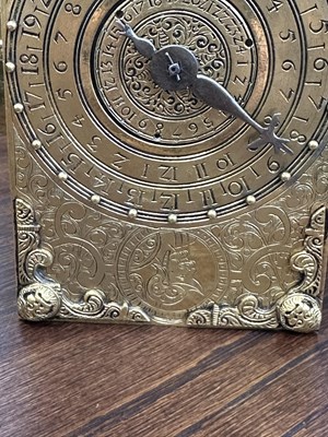 Lot 1081 - HANS SCHNIER IN SPEIR. AN EXTREMELY RARE 16TH CENTURY GILT TRAVELLING BOOK CLOCK