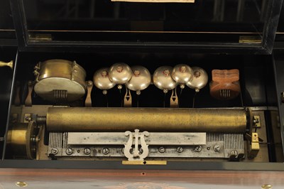 Lot 1276 - A LATE 19TH CENTURY NICOLE FRERES ORCHESTRIAL MECHANICAL MUSICAL BOX