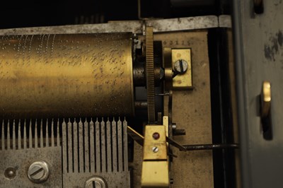 Lot 1276 - A LATE 19TH CENTURY NICOLE FRERES ORCHESTRIAL MECHANICAL MUSICAL BOX