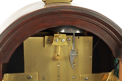 Lot 1195 - GEORGE ORAM, LONDON. A REGENCY INLAID MAHOGANY EIGHT DAY STRIKING BRACKET CLOCK