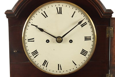 Lot EDWARD BIRD, BRISTOL. A REGENCY MAHOGANY PAD TOP BRACKET CLOCK