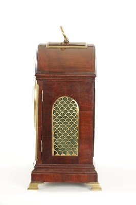 Lot EDWARD BIRD, BRISTOL. A REGENCY MAHOGANY PAD TOP BRACKET CLOCK