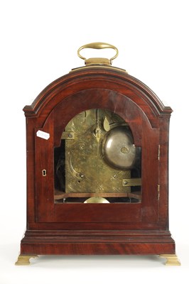 Lot EDWARD BIRD, BRISTOL. A REGENCY MAHOGANY PAD TOP BRACKET CLOCK