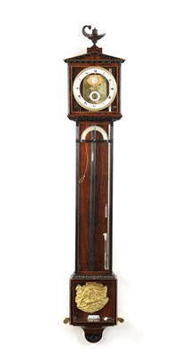 Lot 1024 - AN AUSTRIAN THREE MONTH DURATION BIEDERMEIER REGULATOR WALL CLOCK, SIGNED BRANDL IN WIEN