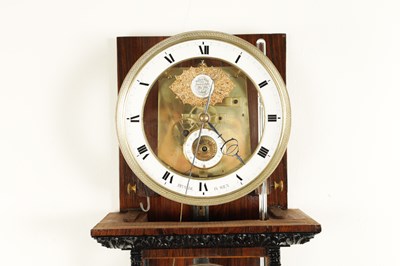 Lot 1234 - AN AUSTRIAN THREE MONTH DURATION BIEDERMEIER REGULATOR WALL CLOCK, SIGNED BRANDL IN WIEN