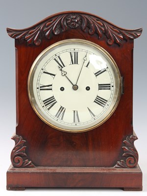 Lot 683 - A MID 19th CENTURY MAHOGANY CASED DOUBLE FUSEE...