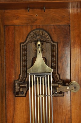 Lot 1116 - LEPAUTE, H. GER DU ROI. A 19TH CENTURY FRENCH WALNUT WALL REGULATOR