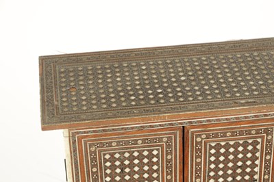 Lot 229 - A LATE 19TH CENTURY INDIAN MICRO MOSAIC TABLE CABINET
