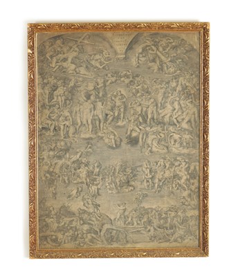 Lot 1014 - AN EARLY MONOCHROME ENGRAVED PRINT