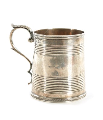 Lot 478 - A VICTORIAN SILVER CHRISTENING MUG