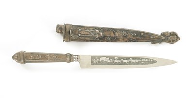 Lot 630 - A LATE 20TH CENTURY MEXICAN GAUCHO KNIFE