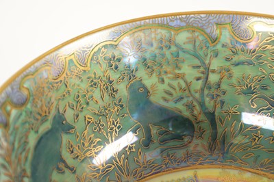Lot 93 - AN EARLY 20TH CENTURY WEDGWOOD FAIRYLAND LUSTRE BOWL