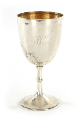 Lot 517 - A VICTORIAN SILVER GOBLET