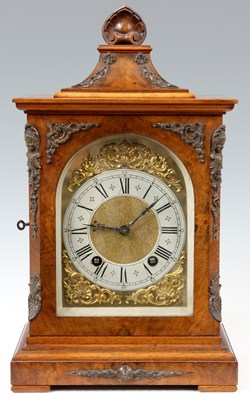 Lot 708 - A LATE 19th CENTURY BURR WALNUT LENZKIRCH...