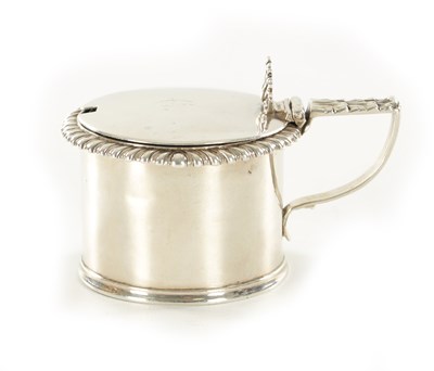 Lot 507 - A VICTORIAN SILVER MUSTARD POT