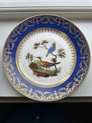 Lot 72 - A GOOD PAIR OF 18TH CENTURY SERVES CABINET PLATES