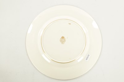 Lot 48 - A ROYAL WORCESTER FINE BONE CHINA CABINET PLATE
