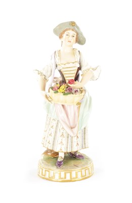 Lot 37 - A LATE 19TH CENTURY VIENNA STYLE PORCELAIN FIGURE