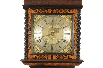 Lot 1163 - NATHANIELL BIRT, LONDON. A FINE LATE 17TH CENTURY 11" MARQUETRY INLAID WALNUT MONTH GOING LONGCASE CLOCK