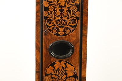 Lot 1163 - NATHANIELL BIRT, LONDON. A FINE LATE 17TH CENTURY 11" MARQUETRY INLAID WALNUT MONTH GOING LONGCASE CLOCK